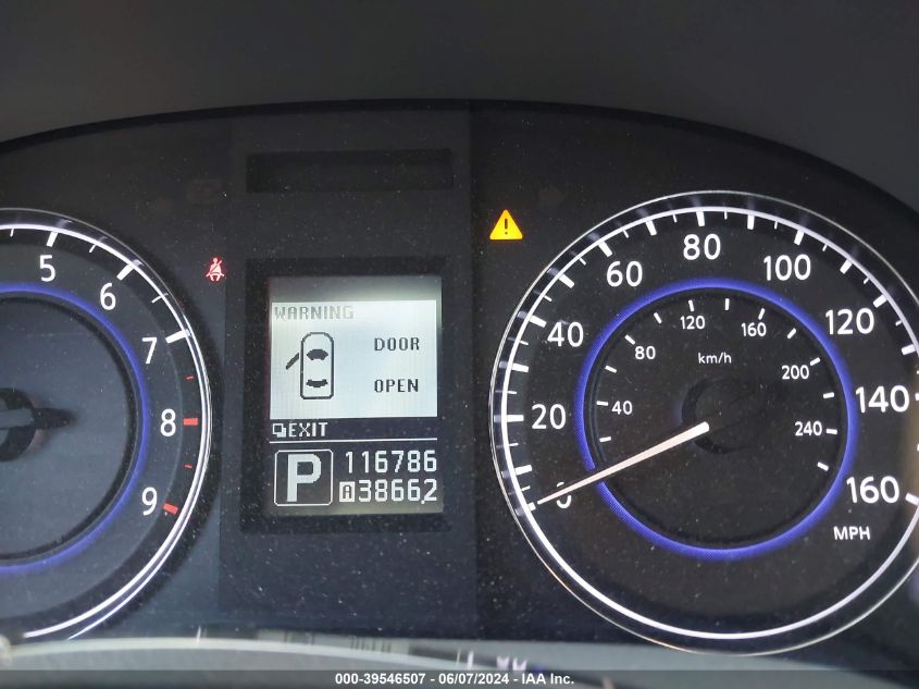 2010 Infiniti G37 VIN: JN1CV6FEXAM352861 Lot: 39546507