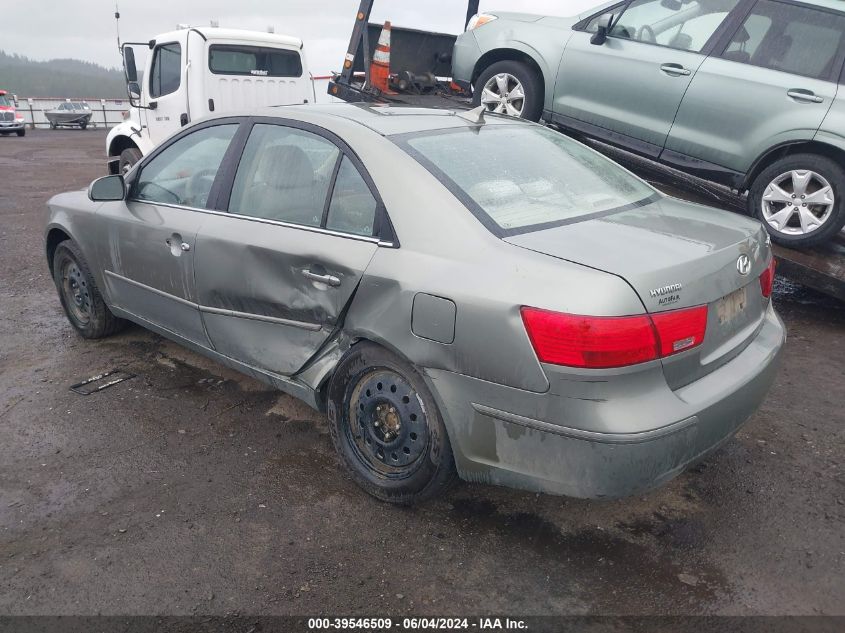 2009 Hyundai Sonata Gls VIN: 5NPET46C79H418304 Lot: 39546509