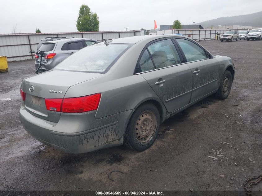 2009 Hyundai Sonata Gls VIN: 5NPET46C79H418304 Lot: 39546509