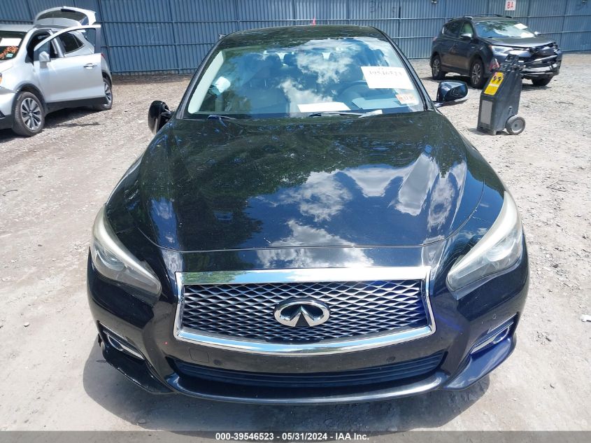 2014 Infiniti Q50 Premium VIN: JN1BV7ARXEM683974 Lot: 39546523