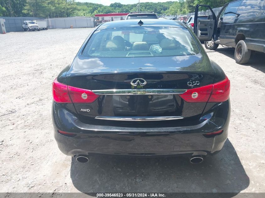 2014 Infiniti Q50 Premium VIN: JN1BV7ARXEM683974 Lot: 39546523