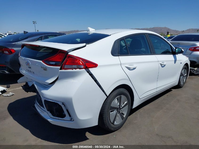 2019 Hyundai Ioniq Hybrid Blue VIN: KMHC65LC4KU174126 Lot: 39546540