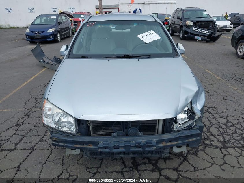 2006 Kia Spectra Ex/Lx/Sx VIN: KNAFE122965260261 Lot: 39546555