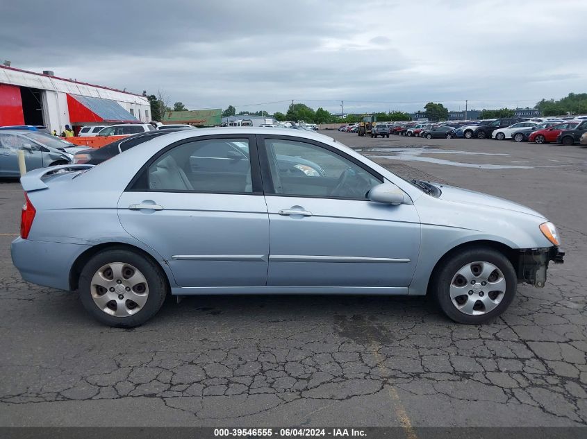 2006 Kia Spectra Ex/Lx/Sx VIN: KNAFE122965260261 Lot: 39546555