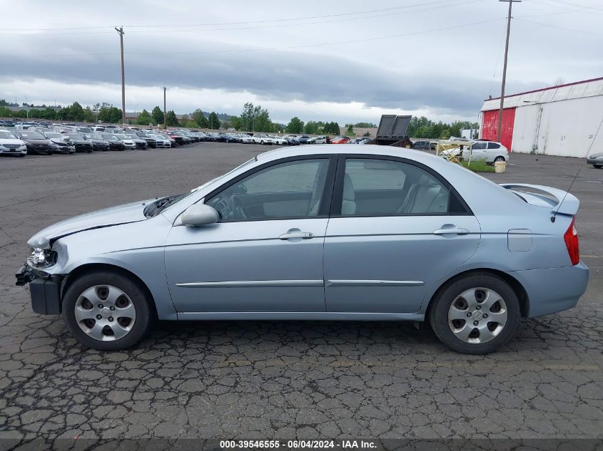 2006 Kia Spectra Ex/Lx/Sx VIN: KNAFE122965260261 Lot: 39546555