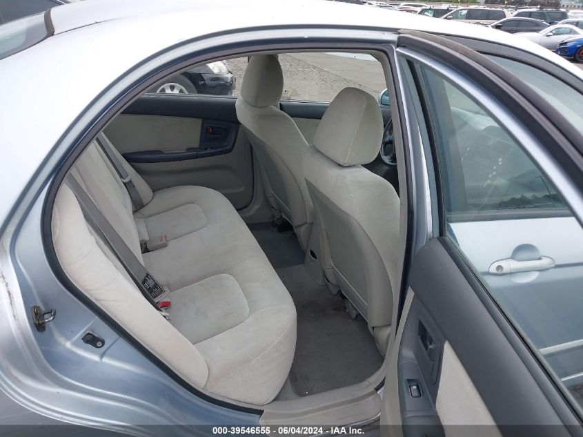 2006 Kia Spectra Ex/Lx/Sx VIN: KNAFE122965260261 Lot: 39546555