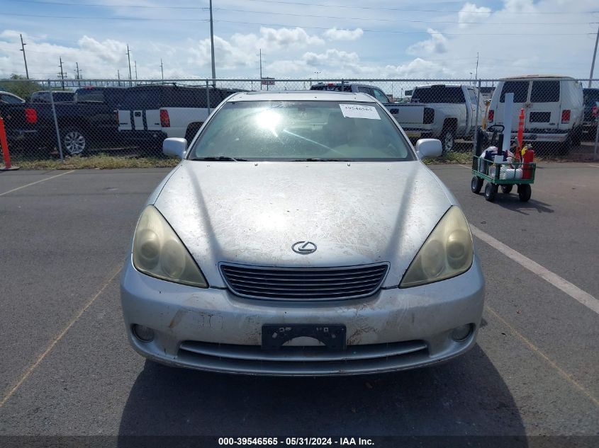 2005 Lexus Es 330 VIN: JTHBA30G255083329 Lot: 39546565