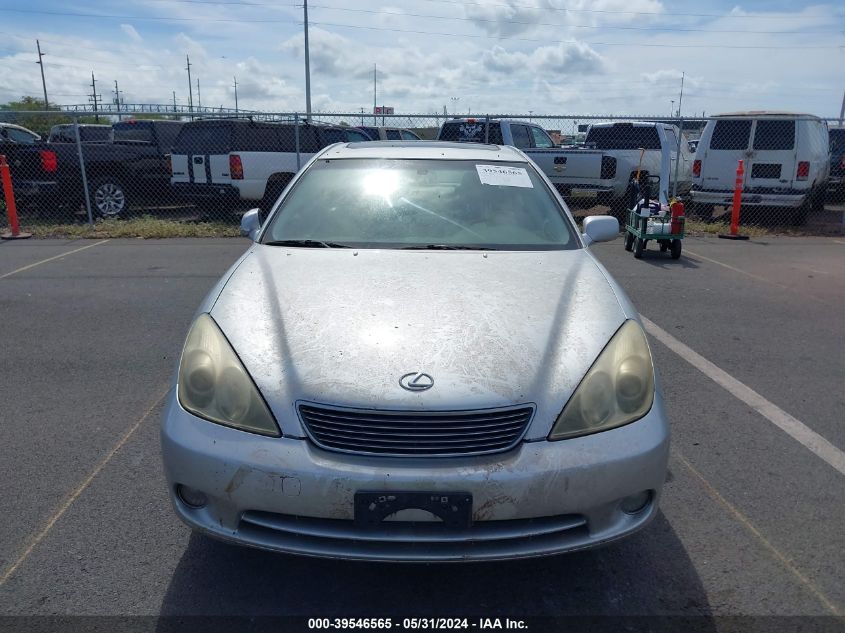 2005 Lexus Es 330 VIN: JTHBA30G255083329 Lot: 39546565
