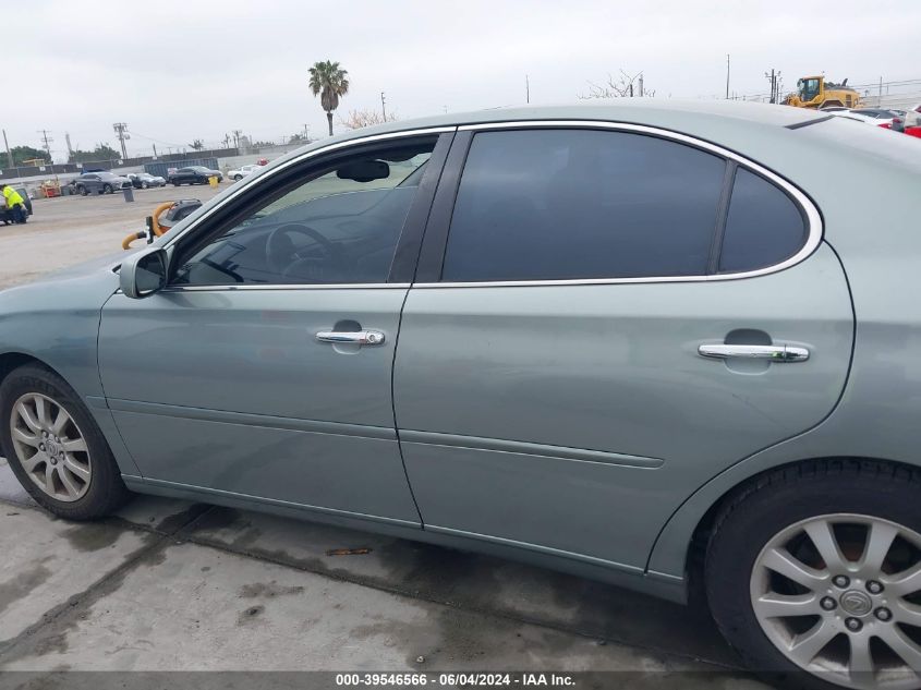 2004 Lexus Es 330 VIN: JTHBA30G845015096 Lot: 39546566