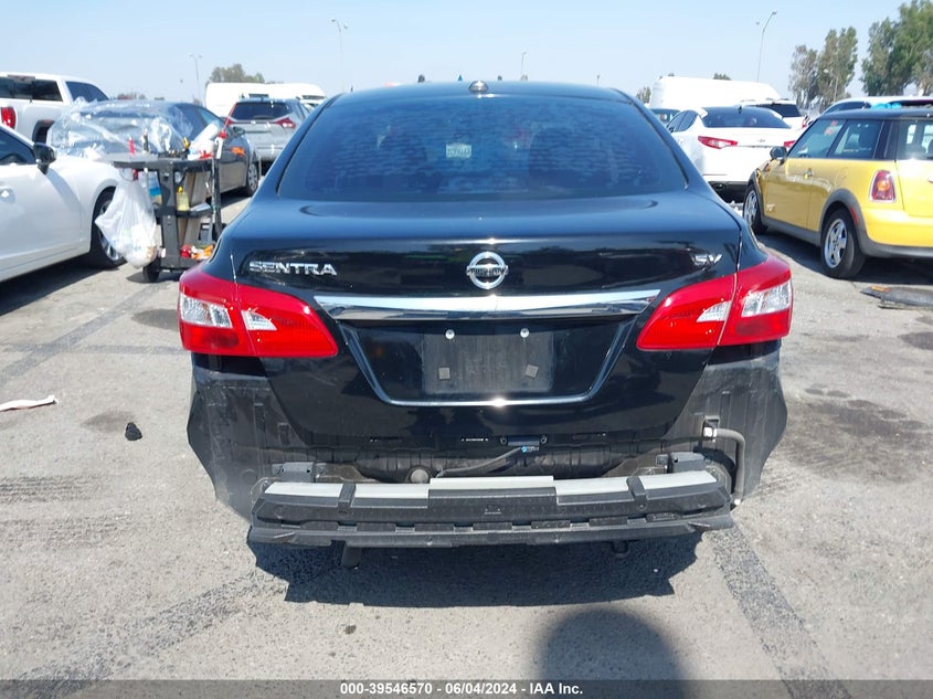2018 Nissan Sentra Sv VIN: 3N1AB7AP4JY262360 Lot: 39546570