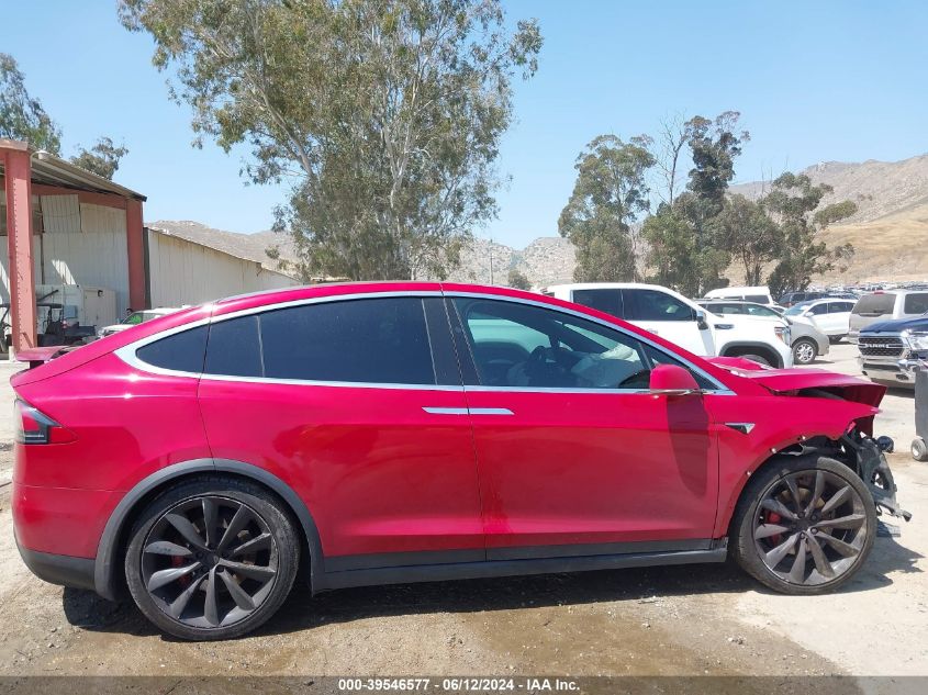 2019 Tesla Model X P100D/Performance VIN: 5YJXCBE49KF154272 Lot: 39546577