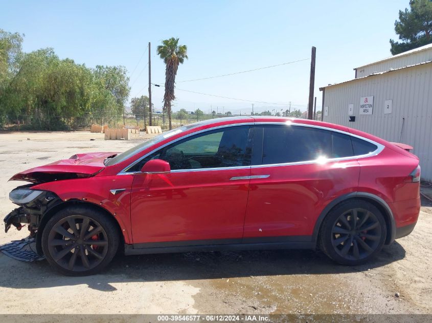 2019 Tesla Model X P100D/Performance VIN: 5YJXCBE49KF154272 Lot: 39546577