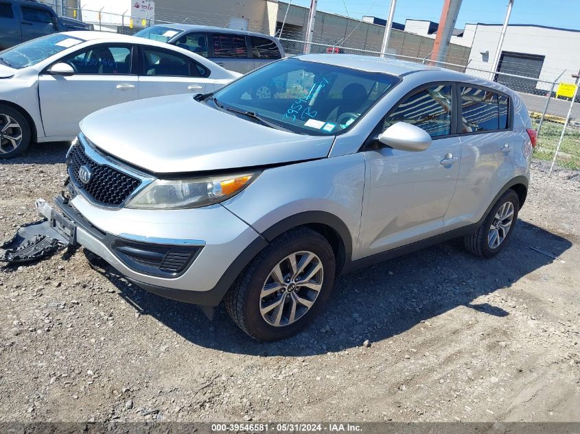 2014 Kia Sportage Lx VIN: KNDPB3ACXE7576468 Lot: 39546581