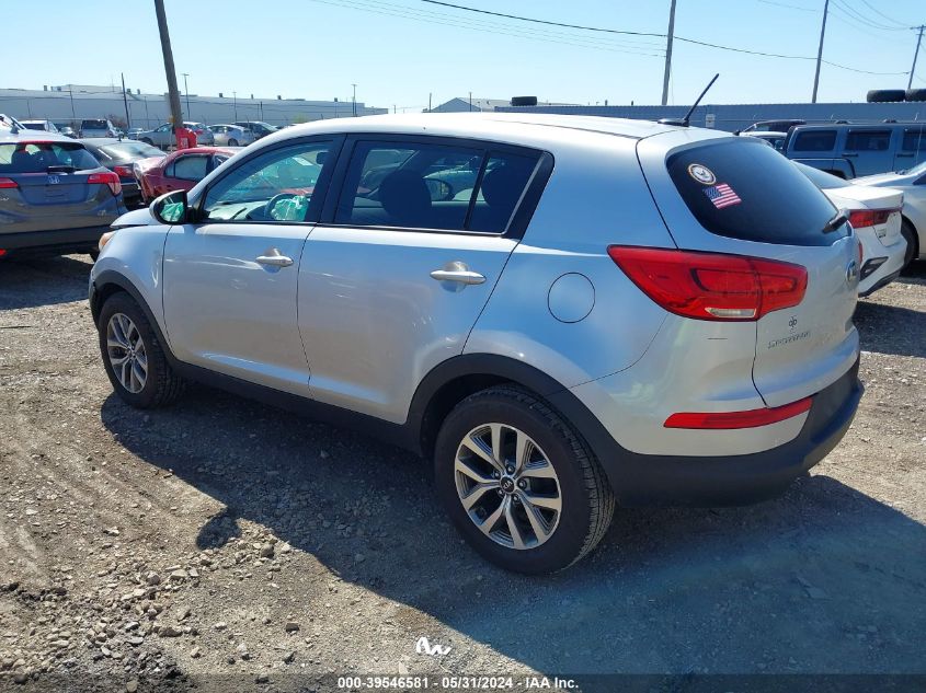 2014 Kia Sportage Lx VIN: KNDPB3ACXE7576468 Lot: 39546581