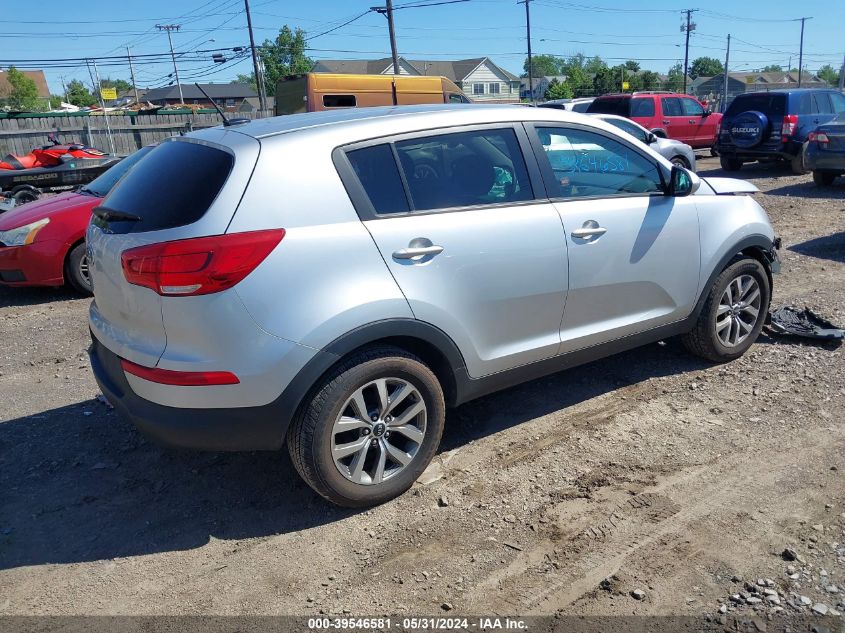 2014 Kia Sportage Lx VIN: KNDPB3ACXE7576468 Lot: 39546581