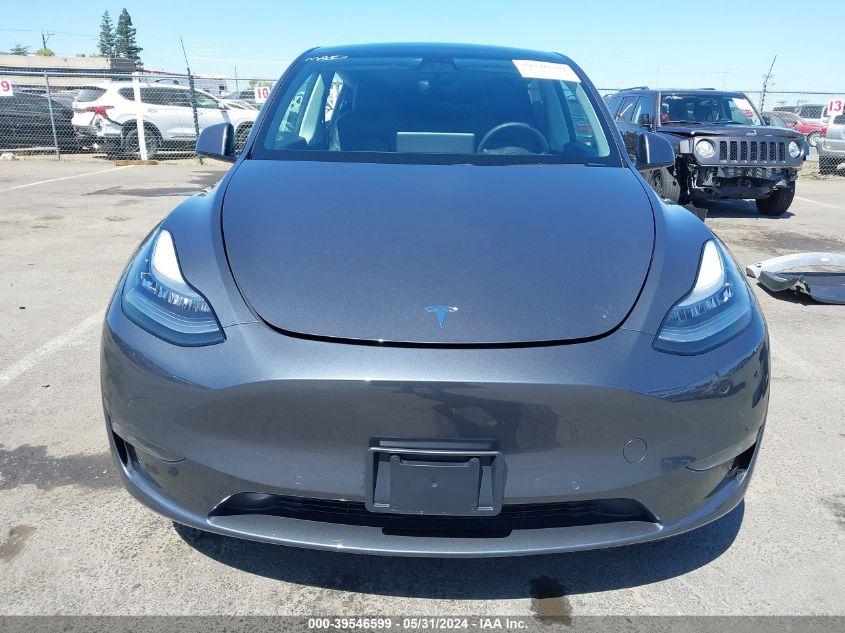 2021 Tesla Model Y Long Range Dual Motor All-Wheel Drive VIN: 5YJYGDEE2MF083531 Lot: 39546599