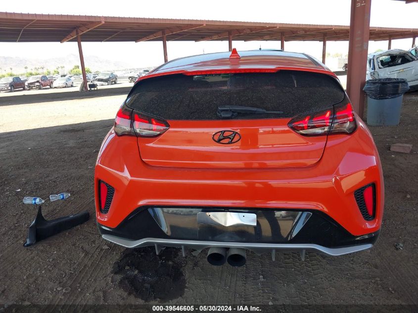 2020 Hyundai Veloster Turbo R-Spec VIN: KMHTH6AB6LU022585 Lot: 39546605