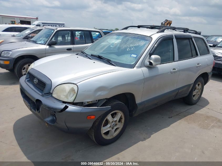 2004 Hyundai Santa Fe Gl VIN: KM8SB12B54U631022 Lot: 39546632