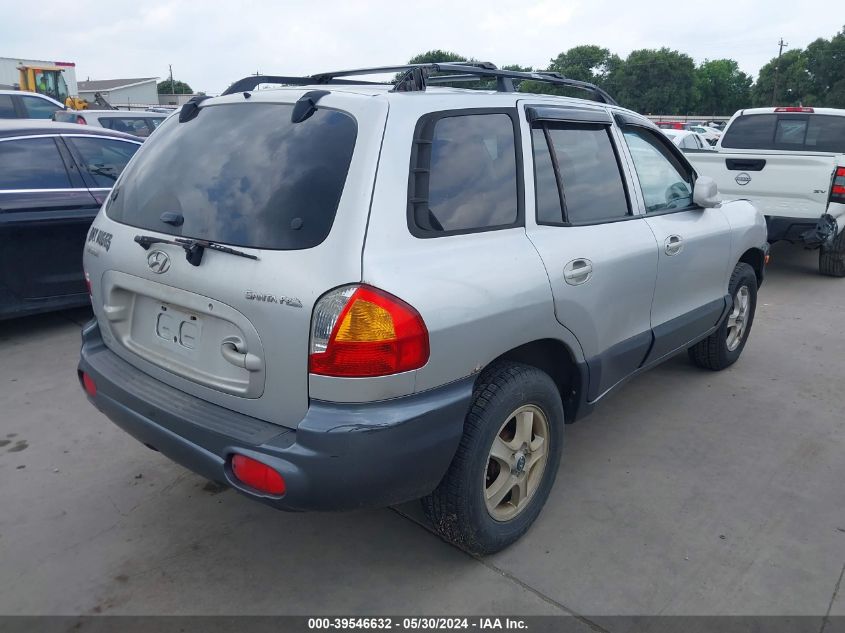 2004 Hyundai Santa Fe Gl VIN: KM8SB12B54U631022 Lot: 39546632