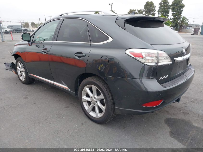 2011 Lexus Rx 350 VIN: 2T2ZK1BA0BC049300 Lot: 39546638