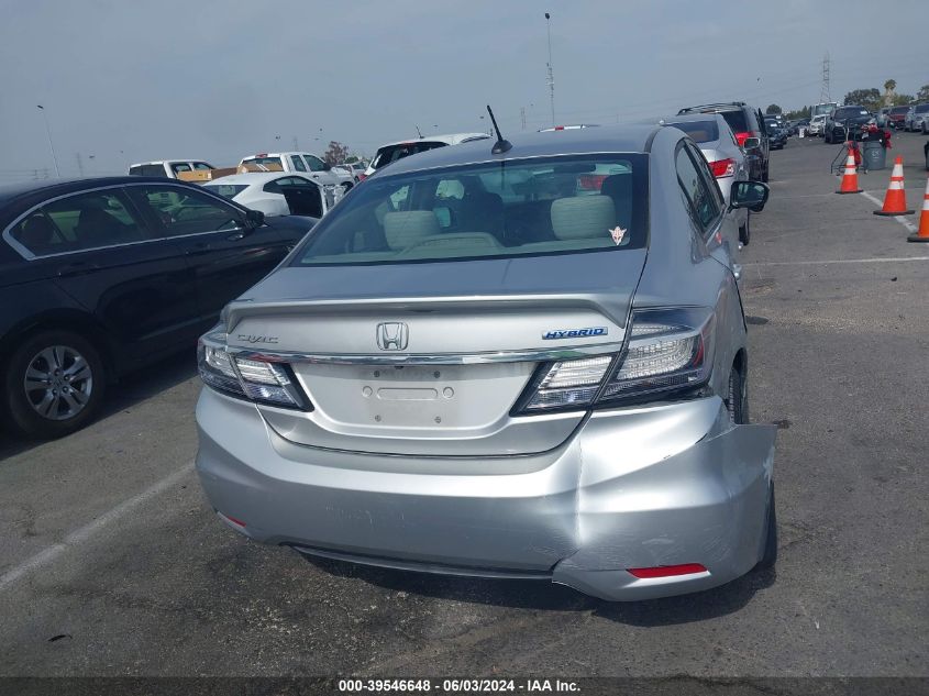 2014 Honda Civic Hybrid VIN: 19XFB4F25EE201296 Lot: 39546648