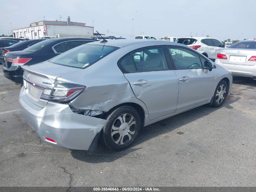 2014 Honda Civic Hybrid VIN: 19XFB4F25EE201296 Lot: 39546648