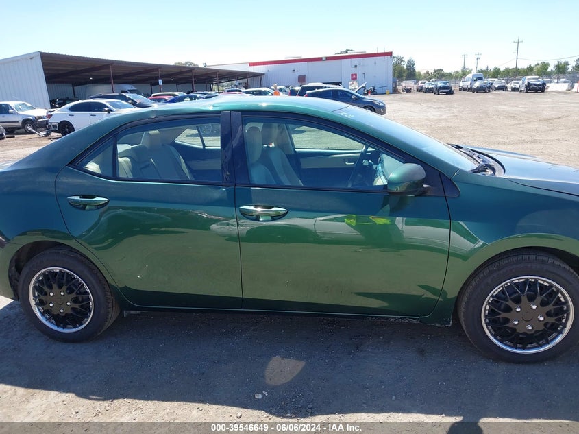 2016 Toyota Corolla Le VIN: 2T1BURHE2GC645024 Lot: 39546649