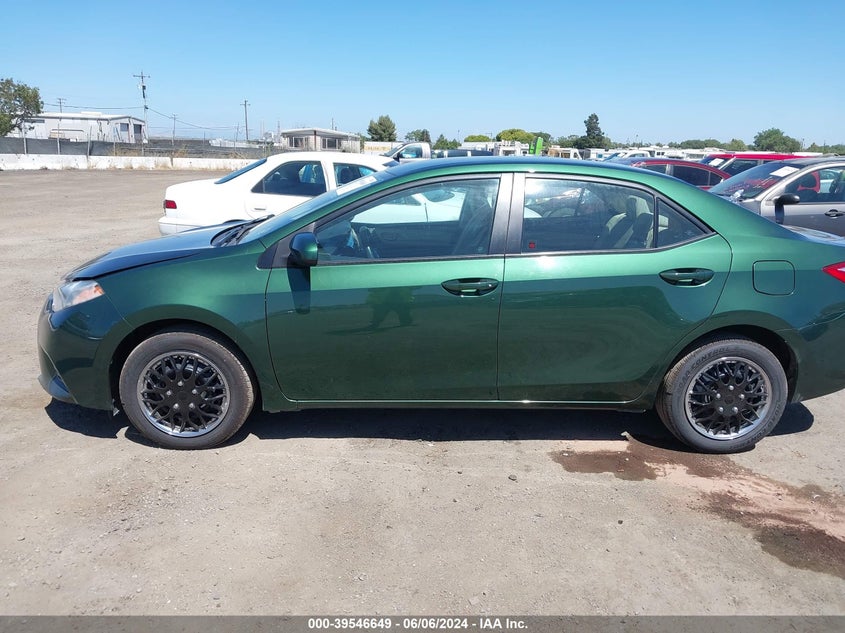 2016 Toyota Corolla Le VIN: 2T1BURHE2GC645024 Lot: 39546649