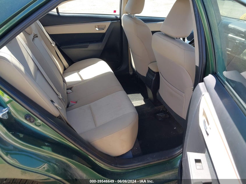 2016 Toyota Corolla Le VIN: 2T1BURHE2GC645024 Lot: 39546649