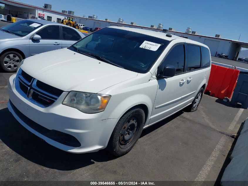 2013 Dodge Grand Caravan Se VIN: 2C4RDGBG0DR683344 Lot: 39546655