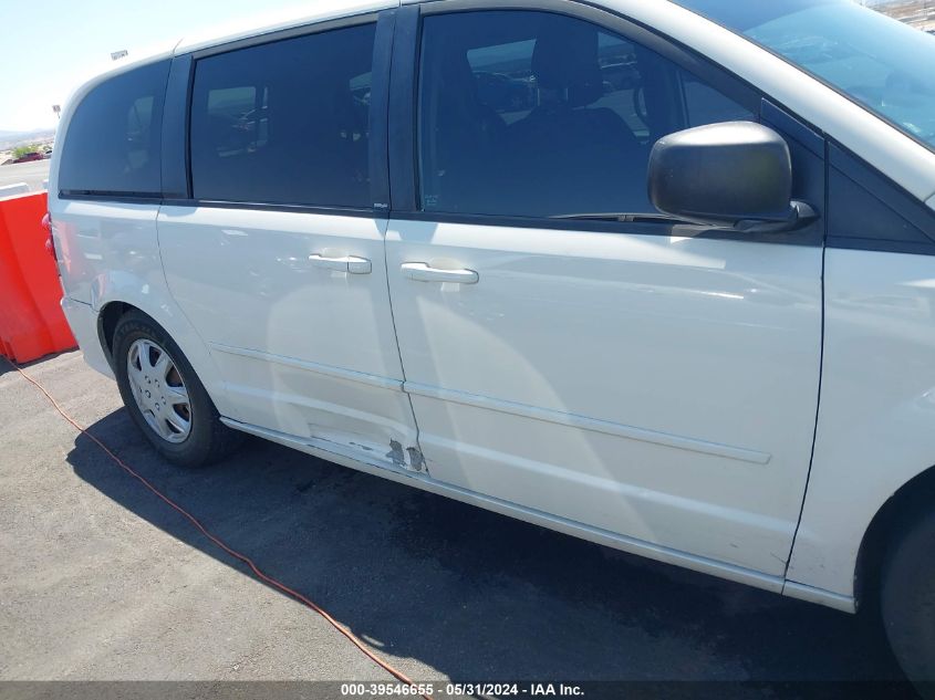 2013 Dodge Grand Caravan Se VIN: 2C4RDGBG0DR683344 Lot: 39546655