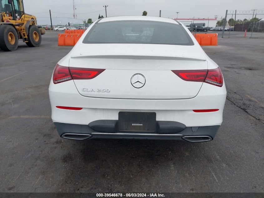 2020 Mercedes-Benz Cla 250 VIN: WDD5J4GB3LN070011 Lot: 39546678
