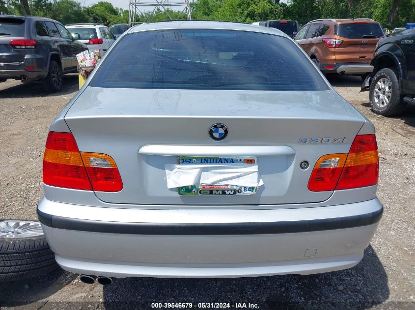 2002 BMW 330Xi VIN: WBAEW53482PG18001 Lot: 39546679