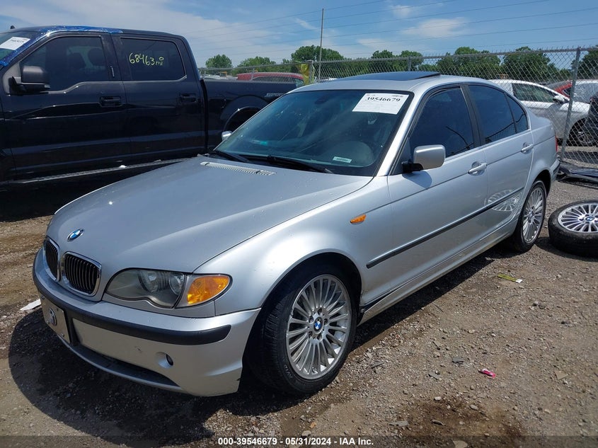 2002 BMW 330Xi VIN: WBAEW53482PG18001 Lot: 39546679