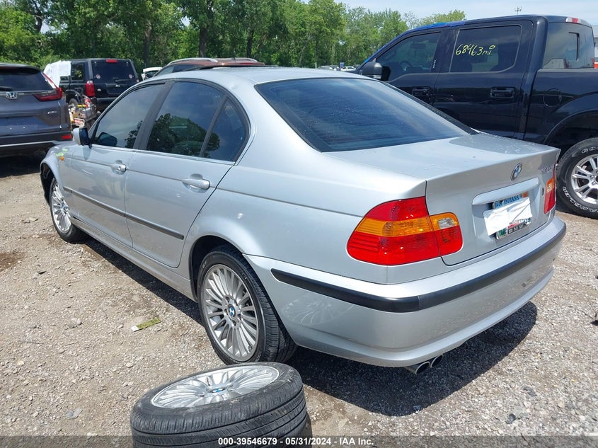 2002 BMW 330Xi VIN: WBAEW53482PG18001 Lot: 39546679