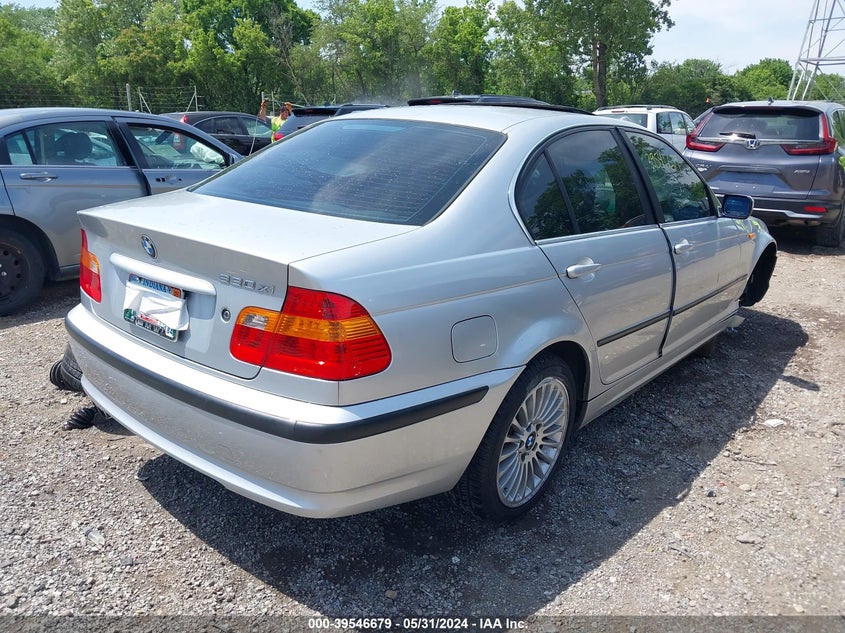 2002 BMW 330Xi VIN: WBAEW53482PG18001 Lot: 39546679