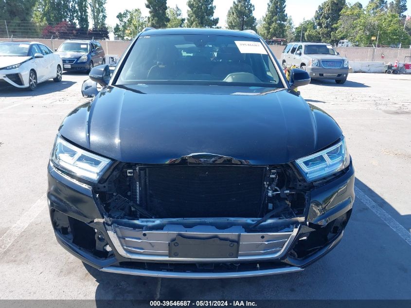 2019 Audi Q5 45 Premium VIN: WA1BNAFY1K2144199 Lot: 39546687