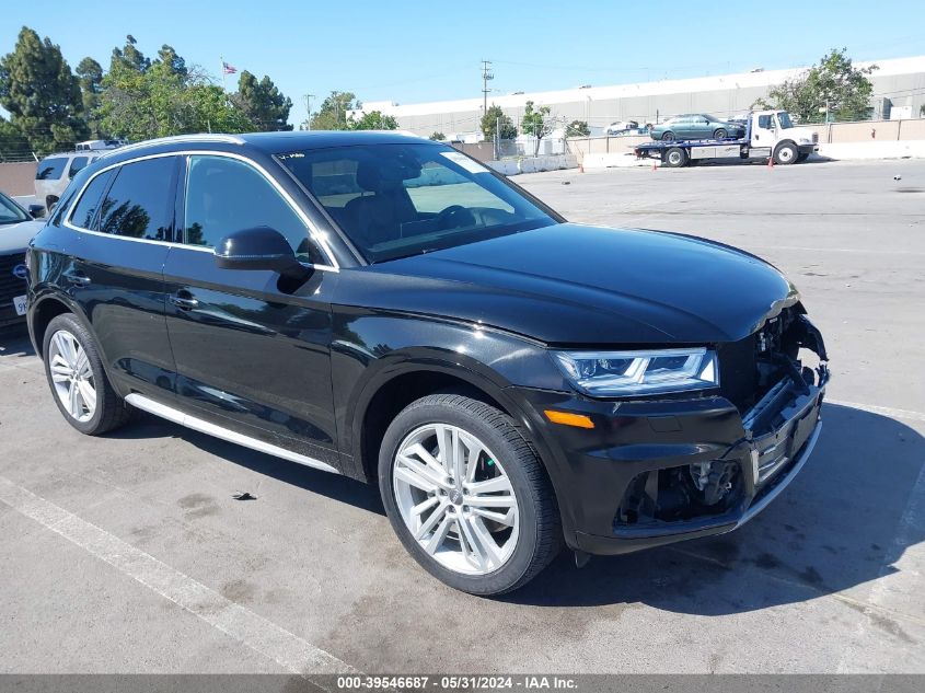 2019 Audi Q5 45 Premium VIN: WA1BNAFY1K2144199 Lot: 39546687