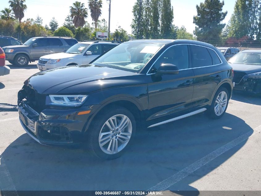 2019 Audi Q5 45 Premium VIN: WA1BNAFY1K2144199 Lot: 39546687