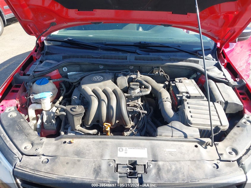 2012 Volkswagen Jetta 2.0L S VIN: 3VW1K7AJ0CM365372 Lot: 39546697