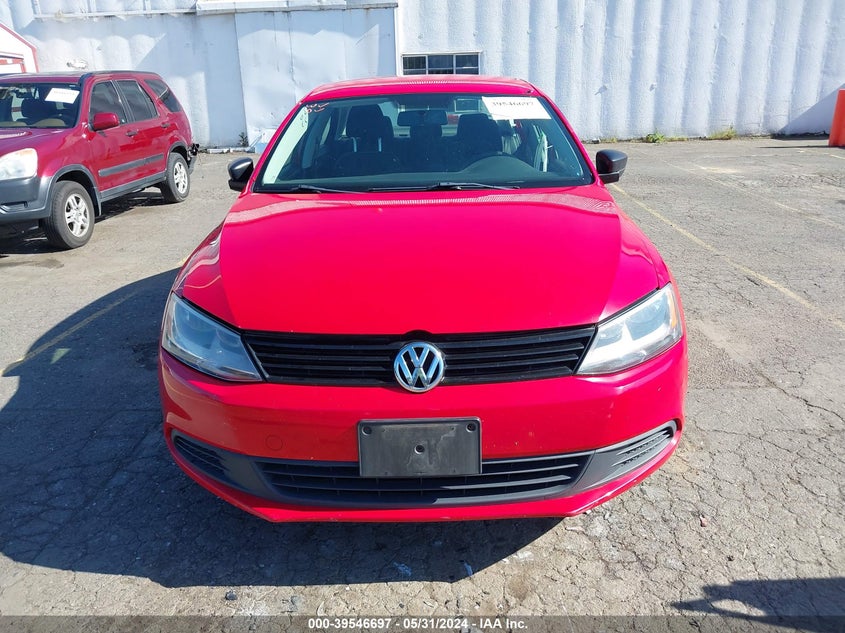 2012 Volkswagen Jetta 2.0L S VIN: 3VW1K7AJ0CM365372 Lot: 39546697