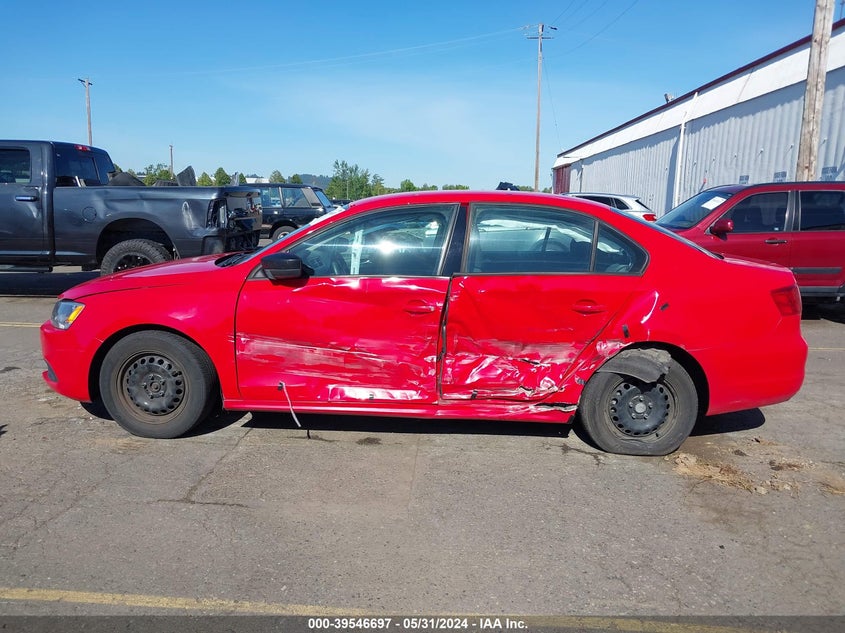 2012 Volkswagen Jetta 2.0L S VIN: 3VW1K7AJ0CM365372 Lot: 39546697