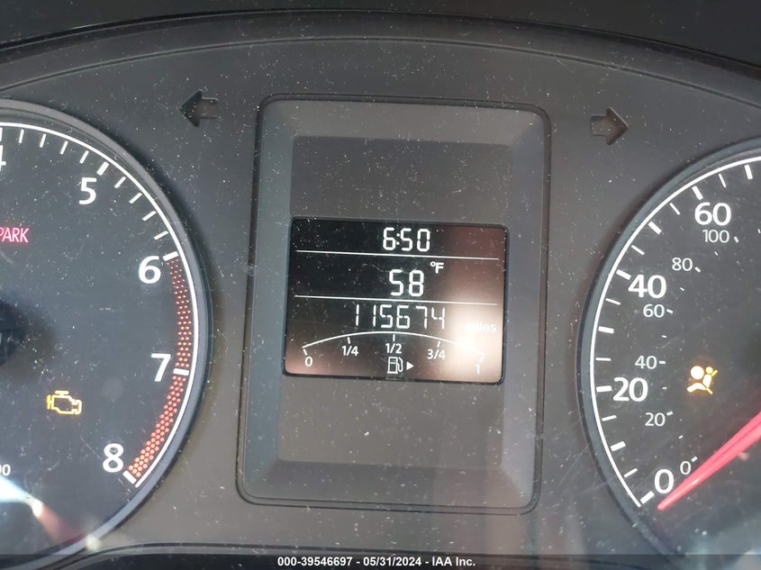 2012 Volkswagen Jetta 2.0L S VIN: 3VW1K7AJ0CM365372 Lot: 39546697