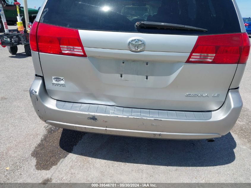 2004 Toyota Sienna Le VIN: 5TDZA23C44S010569 Lot: 39546701