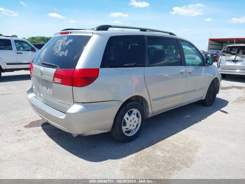 2004 Toyota Sienna Le VIN: 5TDZA23C44S010569 Lot: 39546701