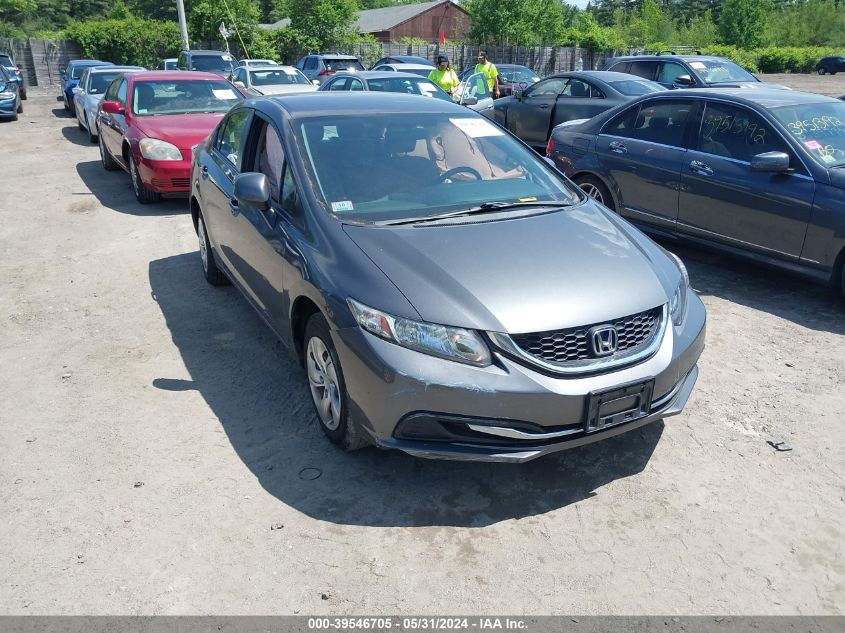 2013 Honda Civic Lx VIN: 2HGFB2F54DH549304 Lot: 39546705