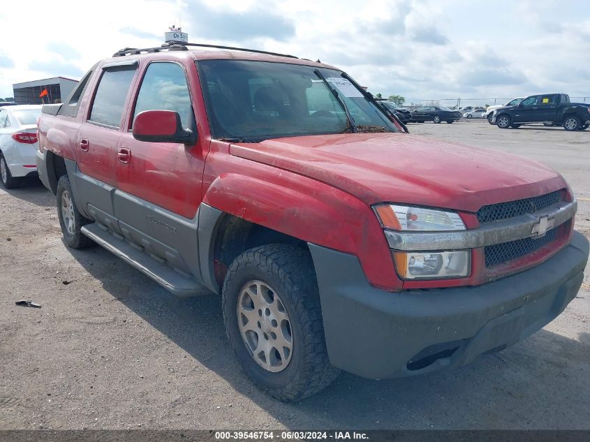 2002 Chevrolet Avalanche K1500 VIN: 3GNEK13T52G142409 Lot: 39546754