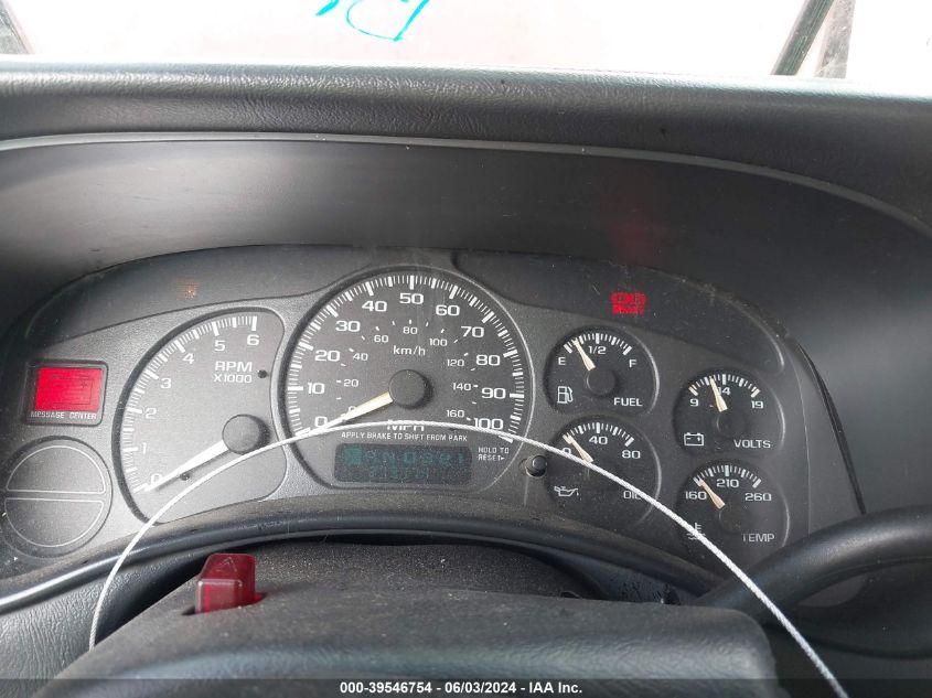 2002 Chevrolet Avalanche K1500 VIN: 3GNEK13T52G142409 Lot: 39546754