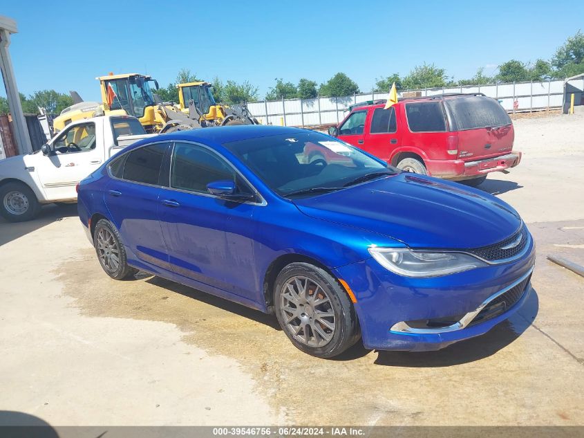 2015 Chrysler 200 C VIN: 1C3CCCCB8FN624387 Lot: 39546756