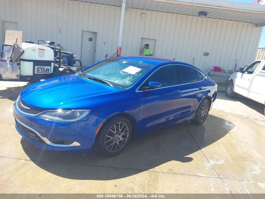 2015 Chrysler 200 C VIN: 1C3CCCCB8FN624387 Lot: 39546756